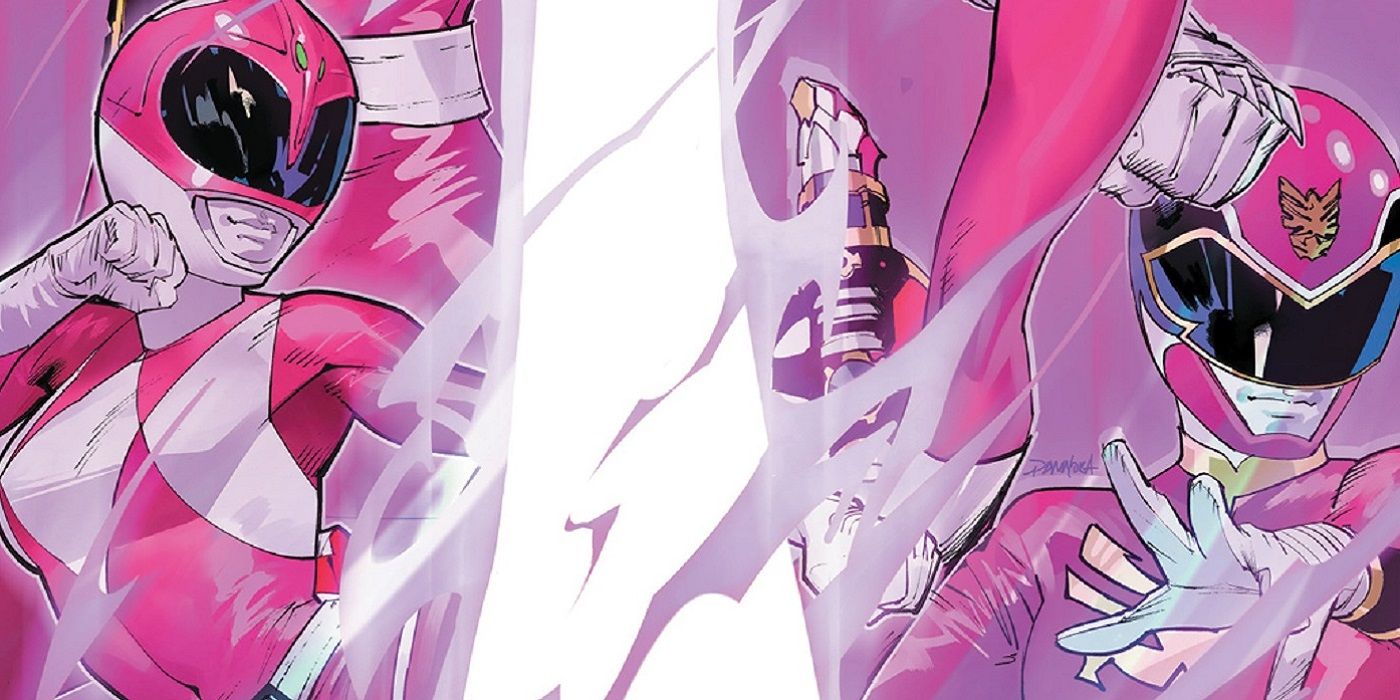 Los Power Rangers Pink Rangers se unen en un arte asombroso de diferentes épocas