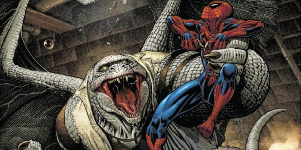 Los villanos de Spider-Man Morbius y Lizard se fusionan en un monstruo aterrador