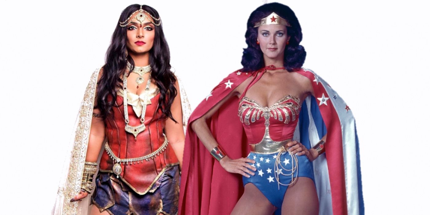 Lynda Carter elogia el increíble cosplay de Wonder Woman inspirado en el sur de Asia
