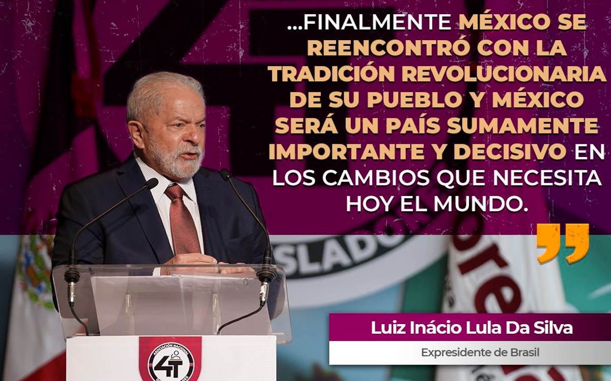 ‘Me voy con la certeza de que México se reencontró con la tradición revolucionaria’: Lula | Video