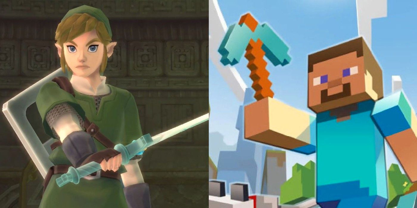 Minecraft End Portal Build rinde homenaje a la icónica ubicación de Skyward Sword