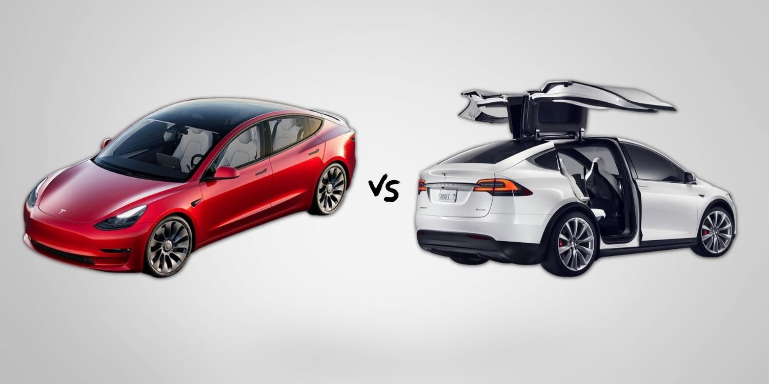 Modelo 3 vs.  Model X: distancia comparada para los Teslas menos y más caros
