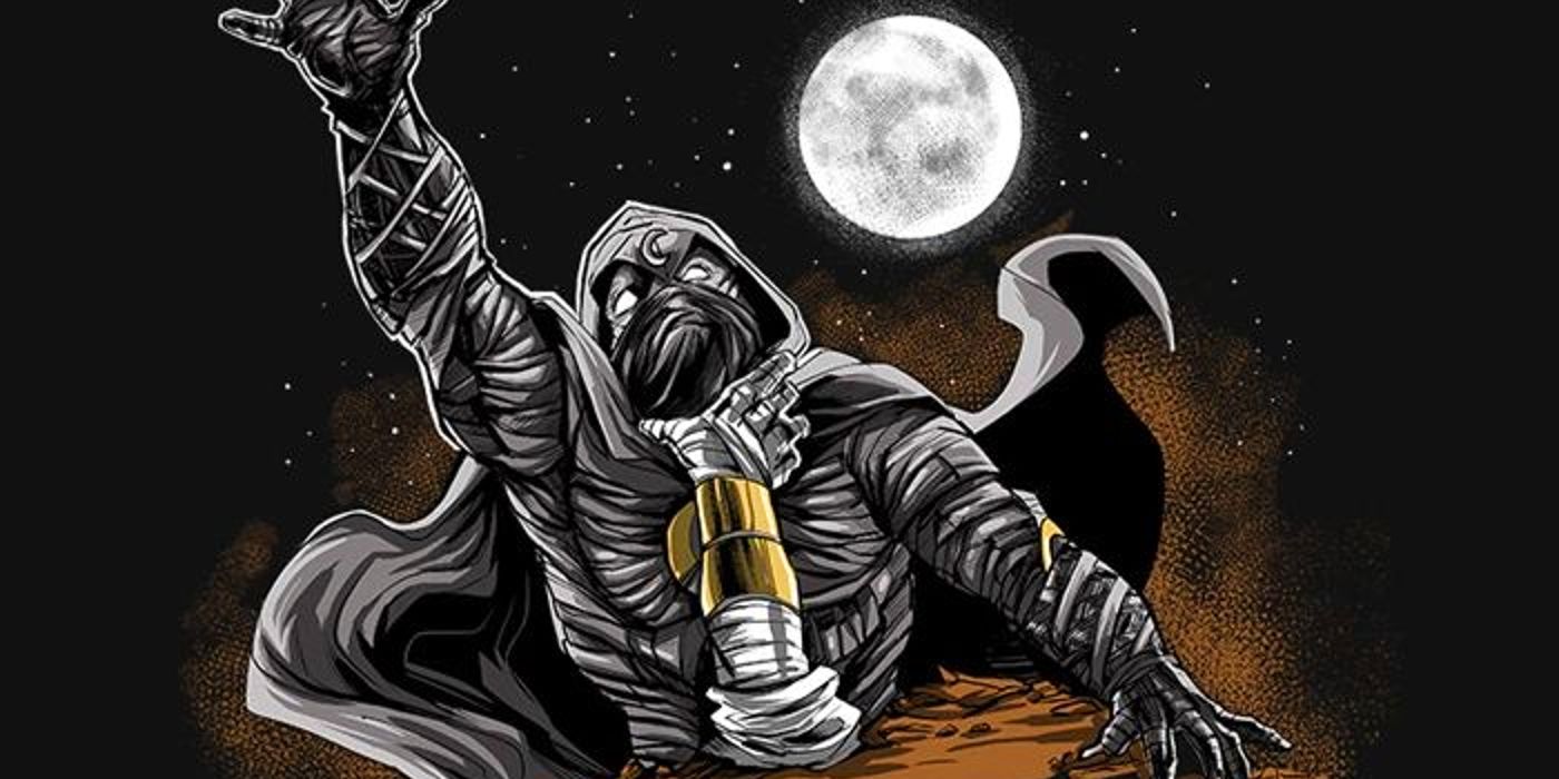 Moon Knight Fan Poster Parodia Evil Dead de Sam Raimi