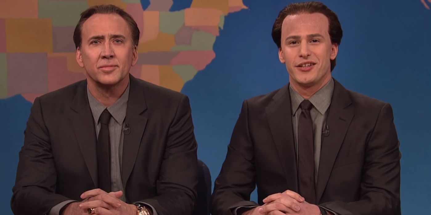 Nicolas Cage tiene una metaidea para que Andy Samberg sea el anfitrión de SNL