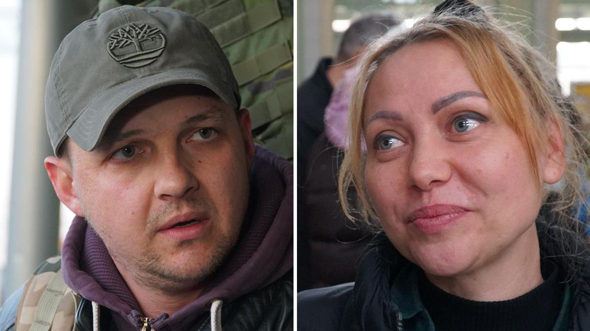 Pareja regresa a Ucrania para hacerle frente a las tropas rusas