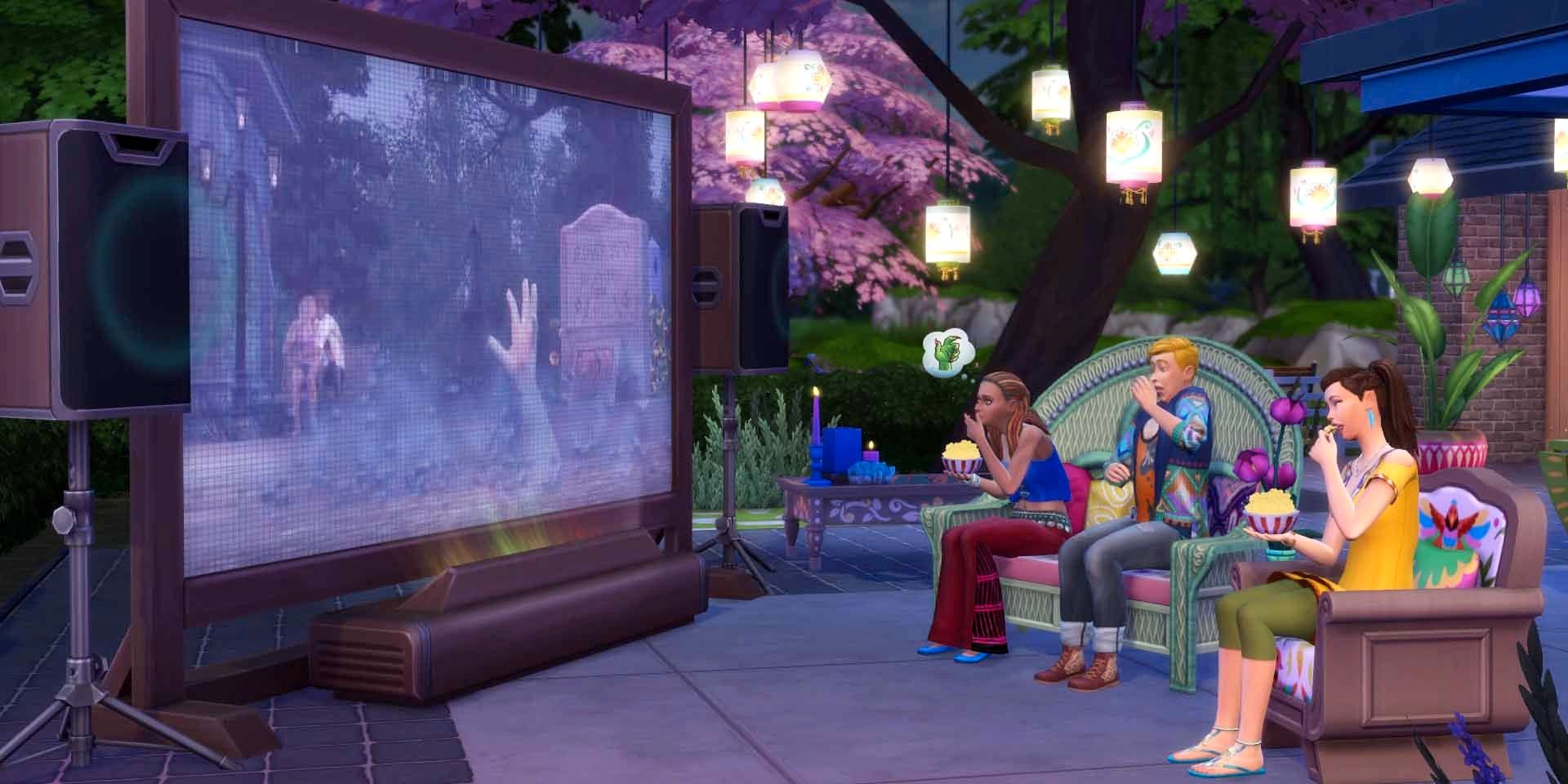 Sims 4 Mod agrega una forma nostálgica de alquilar películas de gran éxito