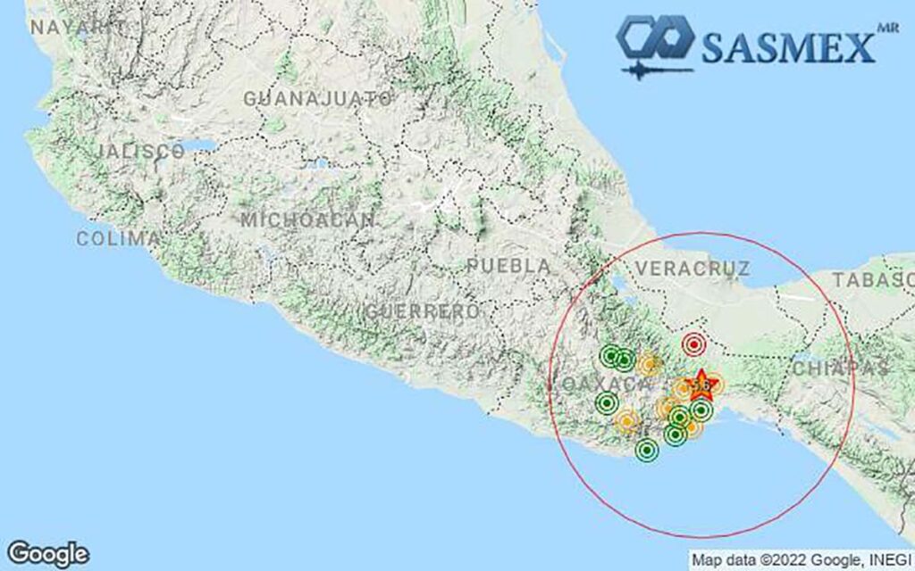 Sismo de magnitud 5.6 sacude Oaxaca sin dejar daños; se percibe en Chiapas, Veracruz y Puebla