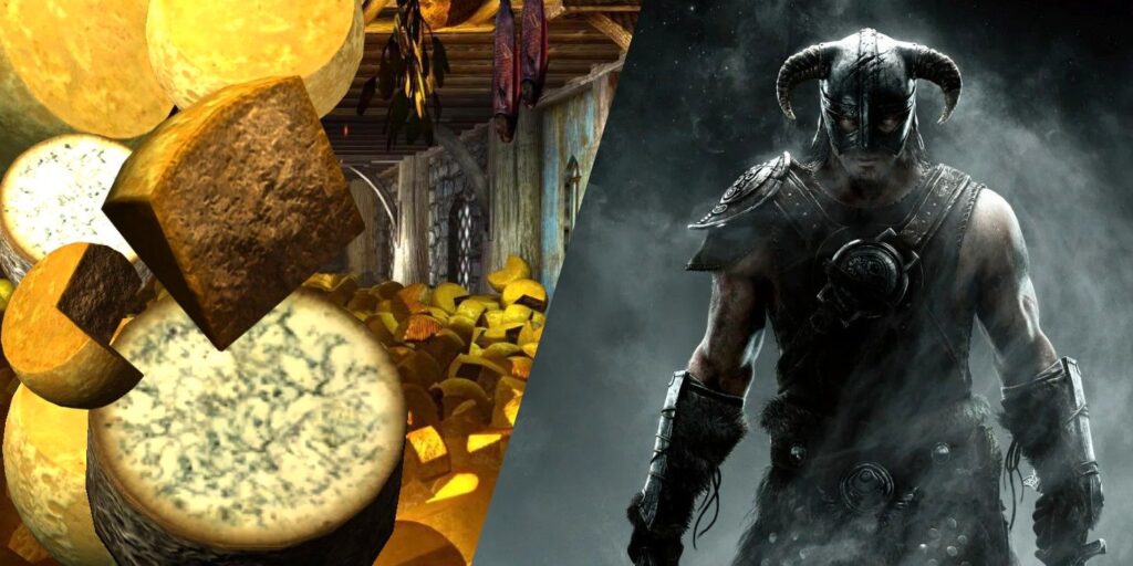 Skyrim Player está llenando Breezehome con queso, por alguna razón