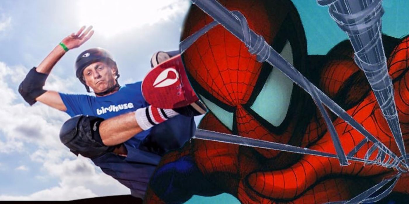 Spider-Man en realidad creó al patinador profesional de Tony Hawk Marvel Comics Canon