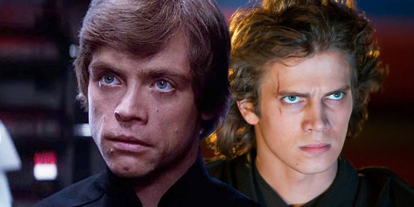 Luke y Anakain Skywalker