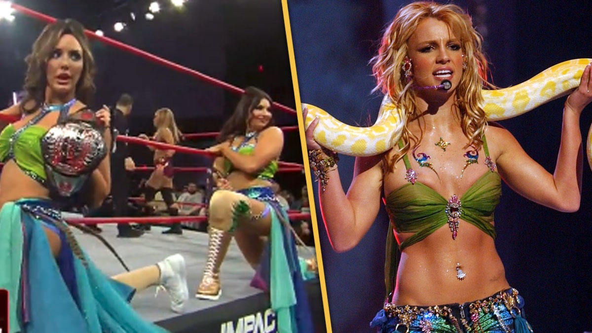The IInspiration de Impact Wrestling debuta con equipo inspirado en Britney Spears en Sacrifice