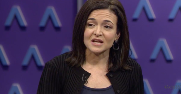 The trouble with Sandberg saying Facebook allows fake news ads