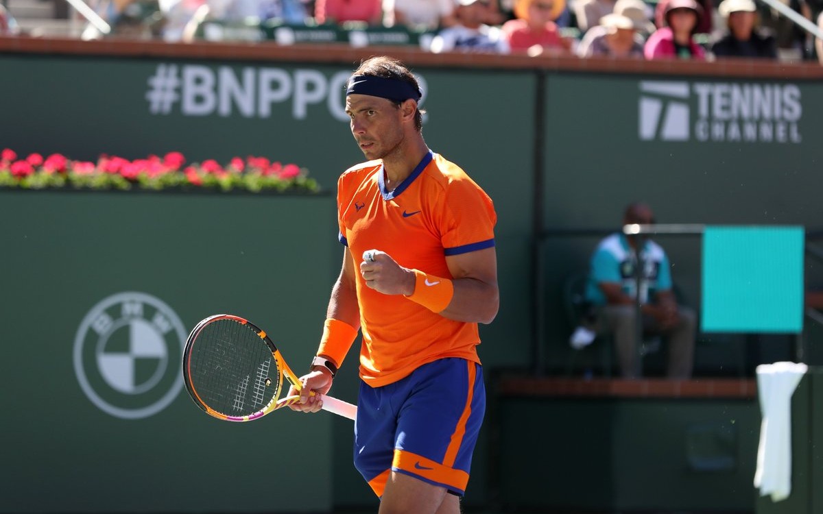 Tiene Rafael Nadal sufrida presentación en Indian Wells | Video