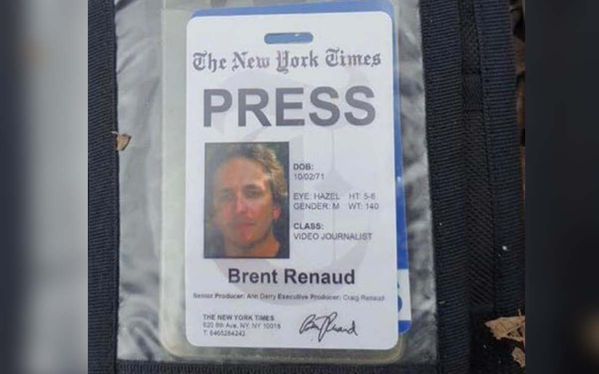 Tropas rusas asesinan cerca de Kiev al periodista estadounidense Brent Renaud, asegura Ucrania
