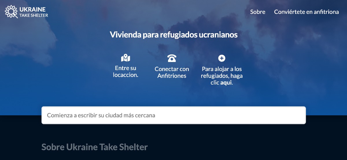 Ukraine Take Shelter: la plataforma tipo Airbnb para refugiados ucranianos