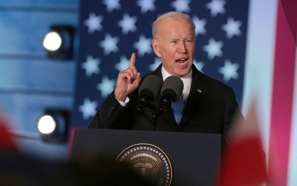 Vladimir Putin ‘no puede permanecer en el poder’: Joe Biden
