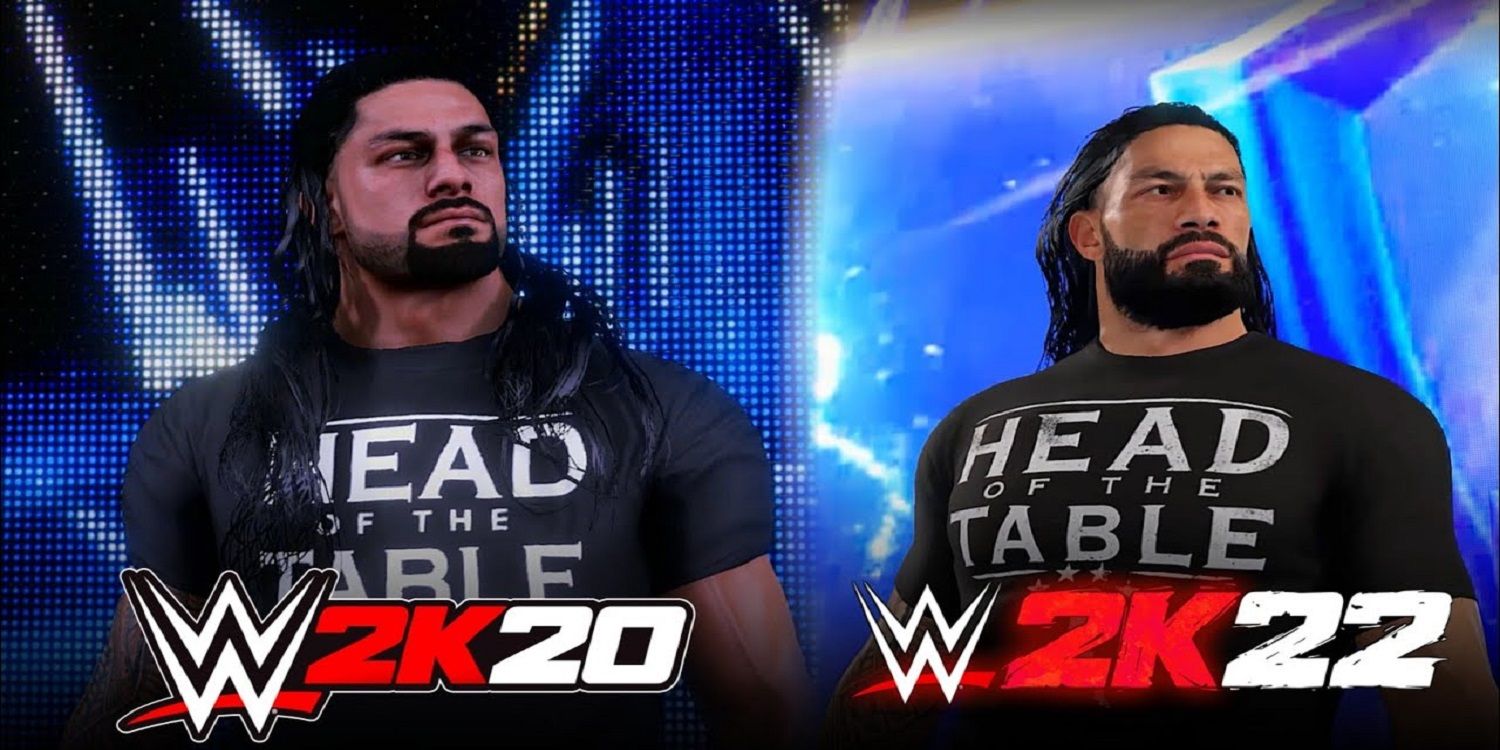 WWE 2K22 en todos los sentidos es mejor que 2K20