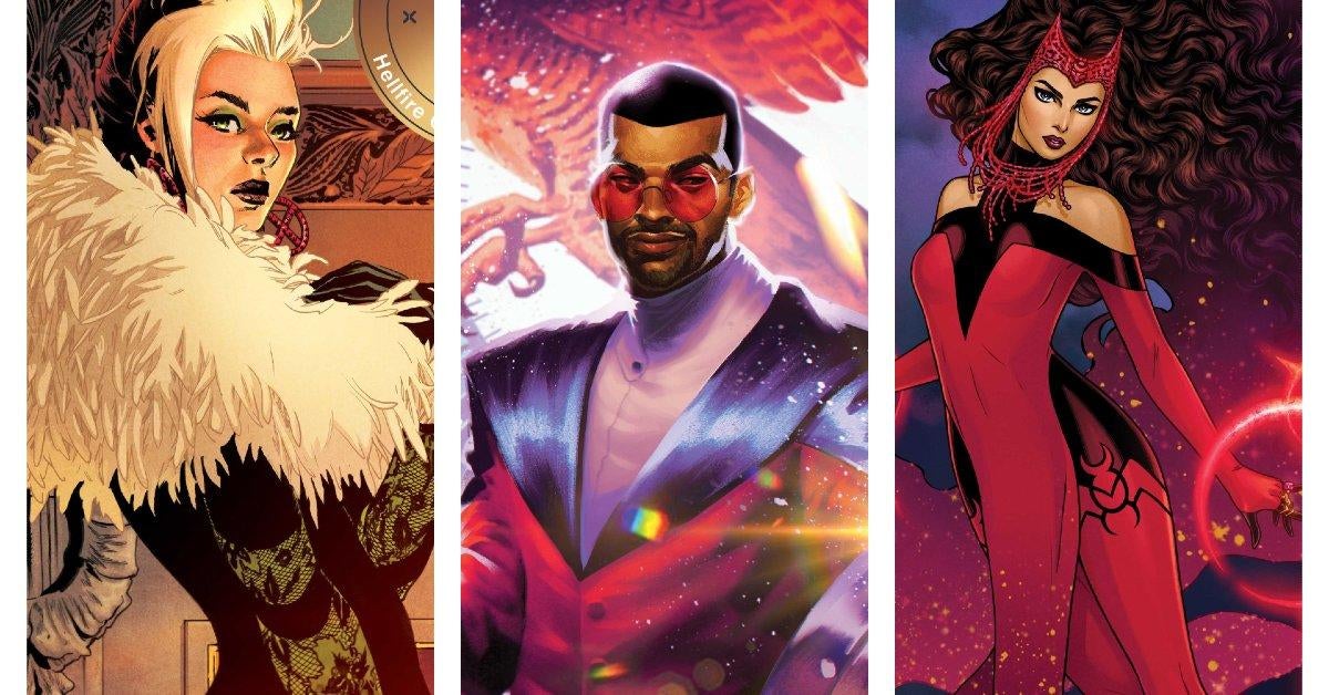 X-Men y Avengers ofrecen moda elegante en impresionantes portadas de Hellfire Gala