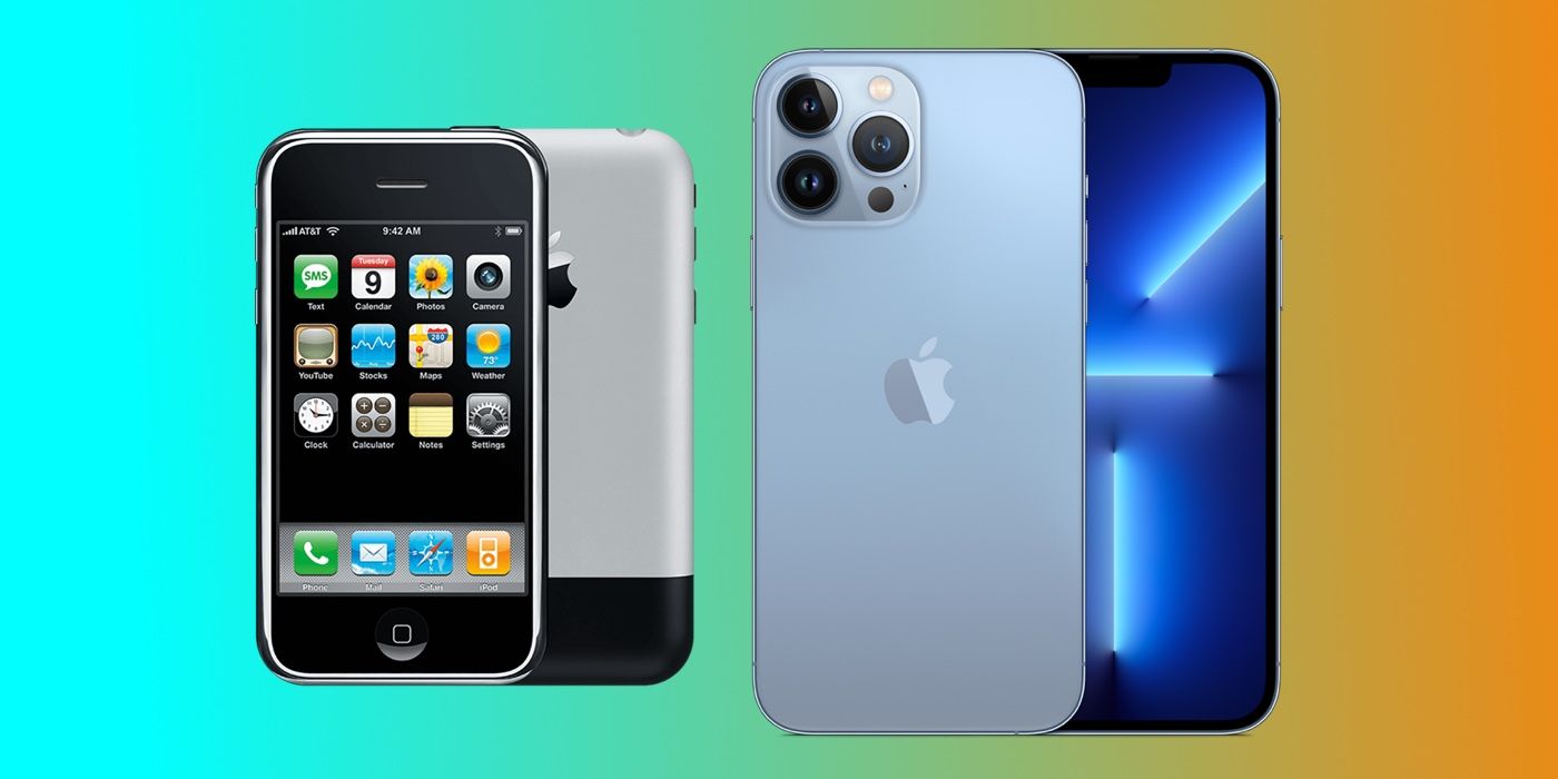 iPhone 13 vs.  iPhone 1: cómo ha cambiado el iPhone desde 2007