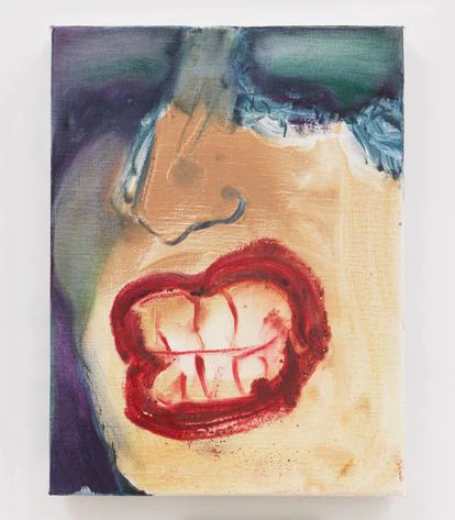 'Teeth' (2018), de Marlene Dumas.