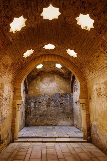 Bóveda de los Baños Árabes de Jaén.
