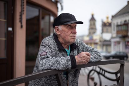 Mikola Terentievich, de 85 años, en el hotel Deja Vu.