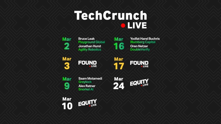 Escuche a estos increíbles inversores y fundadores en TechCrunch Live este marzo