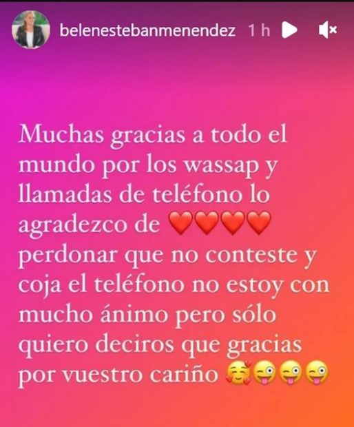 Storie de Belén Esteban / Instagram