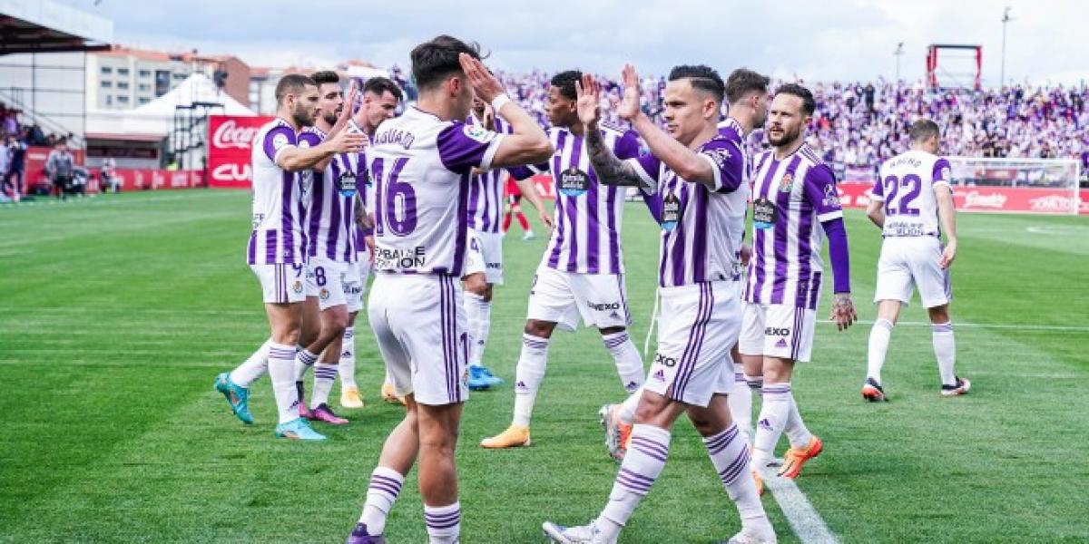 0-1: Un gol de Aguado en el minuto 3 sitúa segundo al Valladolid
