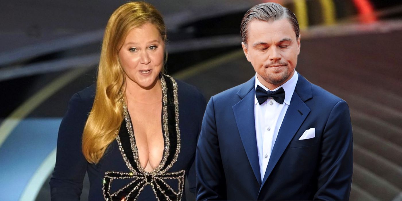 Amy Schumer niega haber robado broma de Leonardo DiCaprio en los Oscar