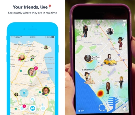 Aplicación para compartir ubicación copiada instantáneamente Zenly para crear Snap Map
