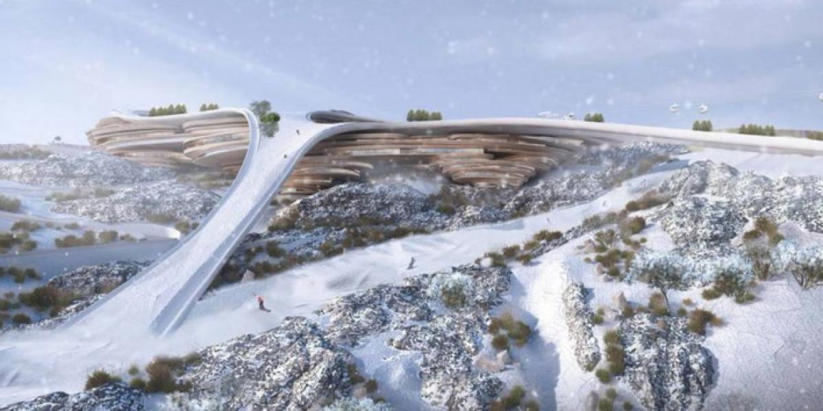 Arabia Saudí construirá una estación de esquí al máximo estilo futurista