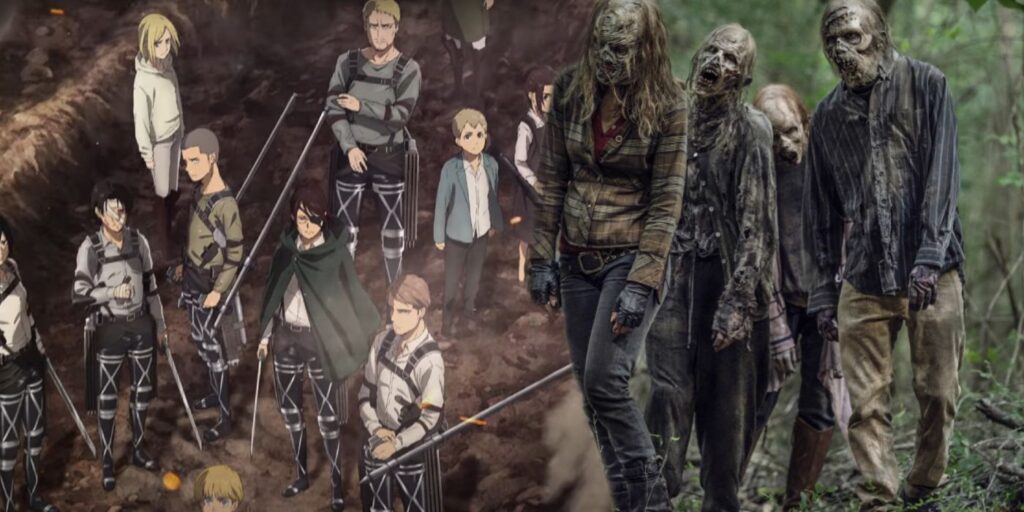 Attack on Titan es tan bueno porque es un espectáculo de zombis (sin los zombis)