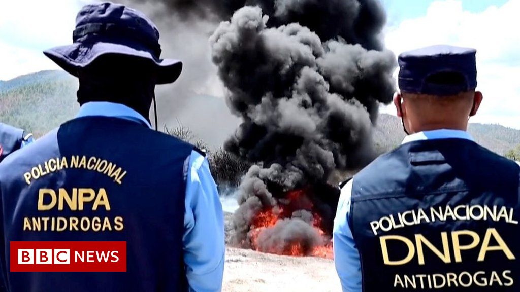 Autoridades hondureñas queman ocho toneladas de cocaína