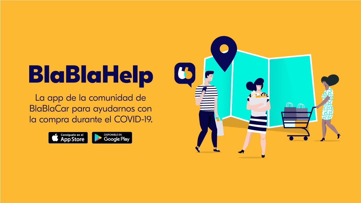 Blablahelp, una app de Blablacar que facilita las compras durante el COVID-19