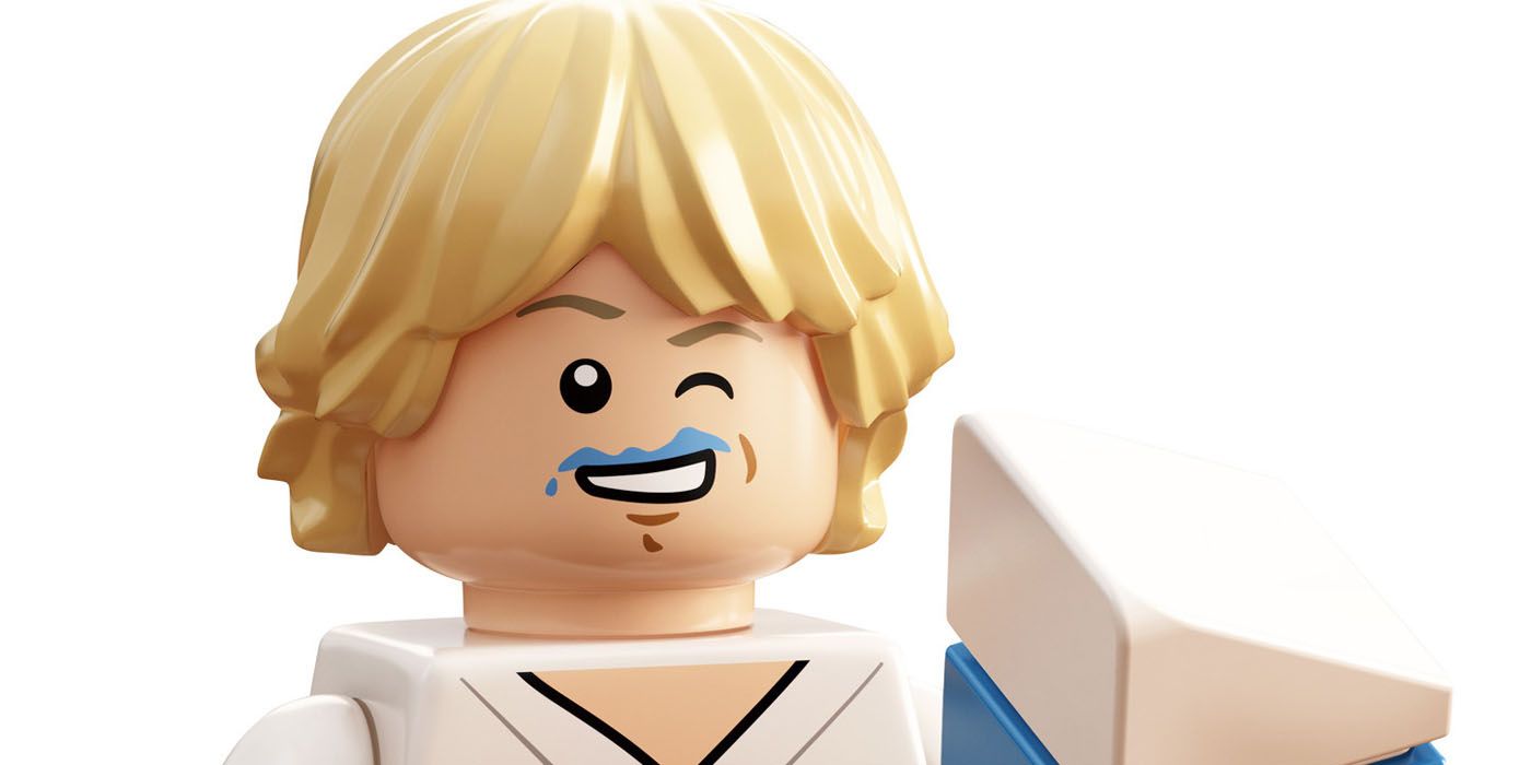 Blue Milk Luke de LEGO Star Wars ya se vende por mucho dinero