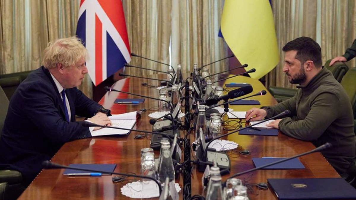 Boris Johnson hace visita sorpresa a Zelenskyy en Kiev