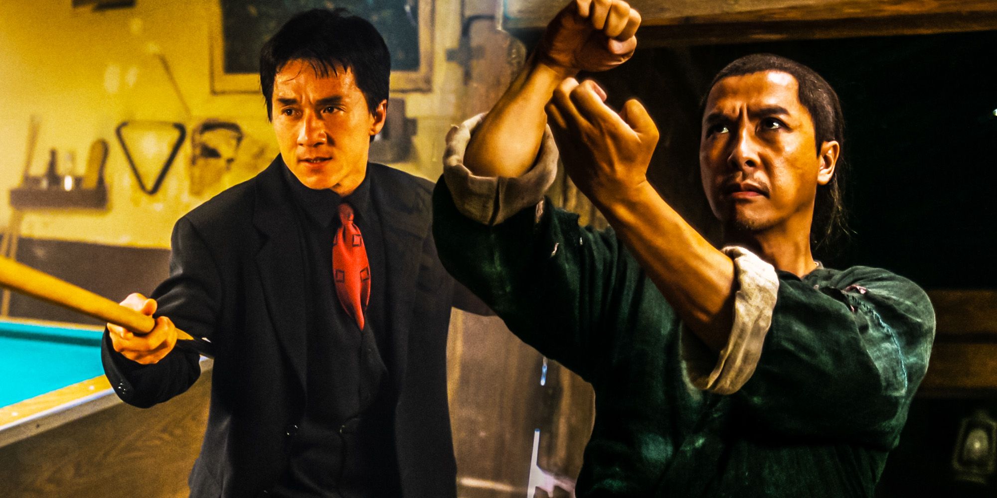 Cada escena de pelea entre Jackie Chan y Donnie Yen