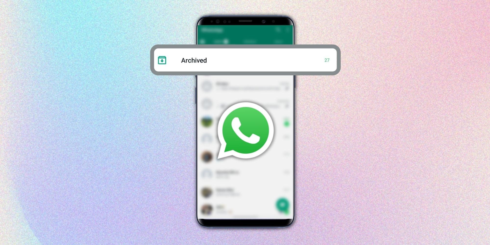 Cómo archivar chats en WhatsApp