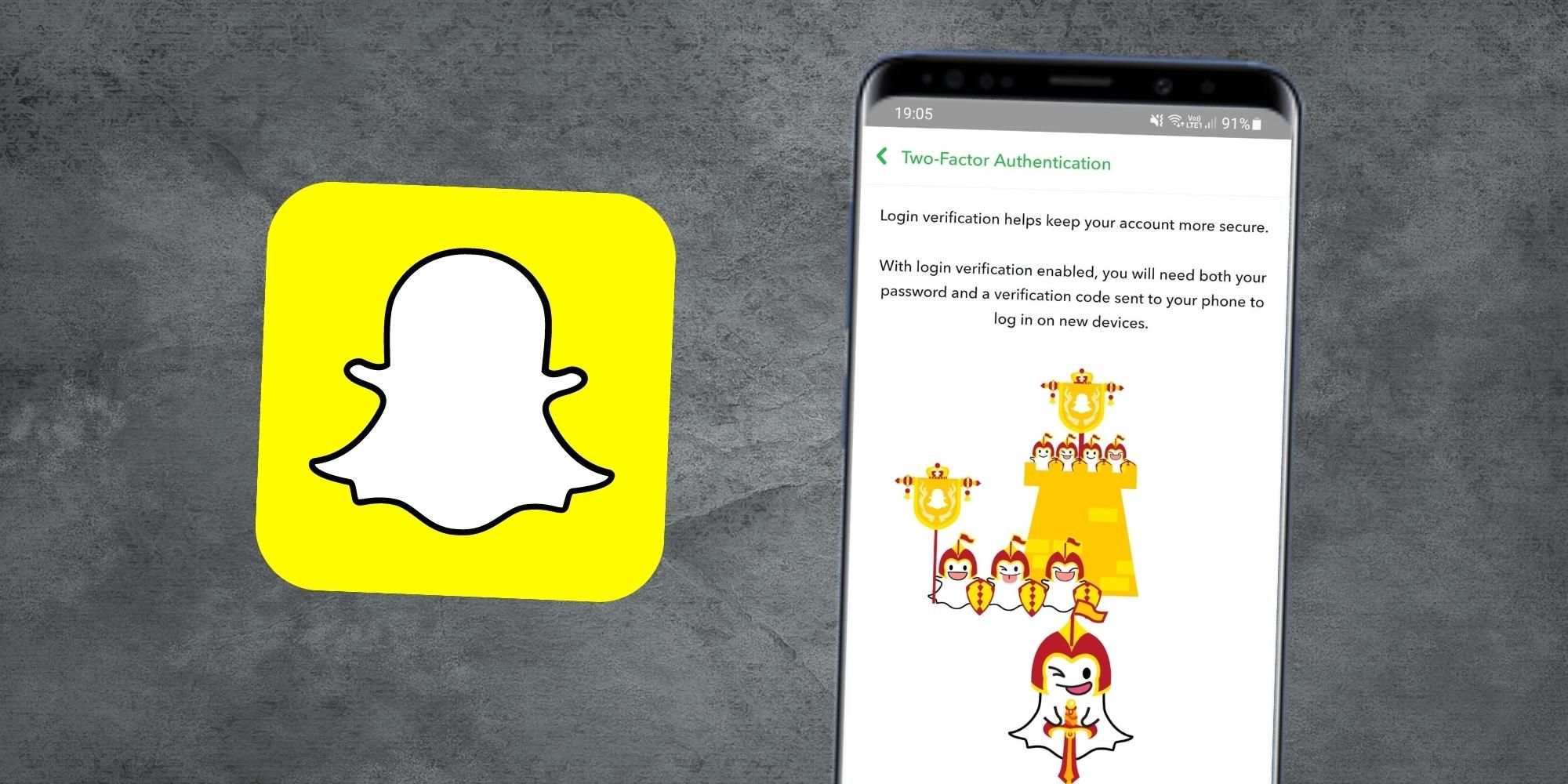 Cómo configurar la autenticación de dos factores en Snapchat