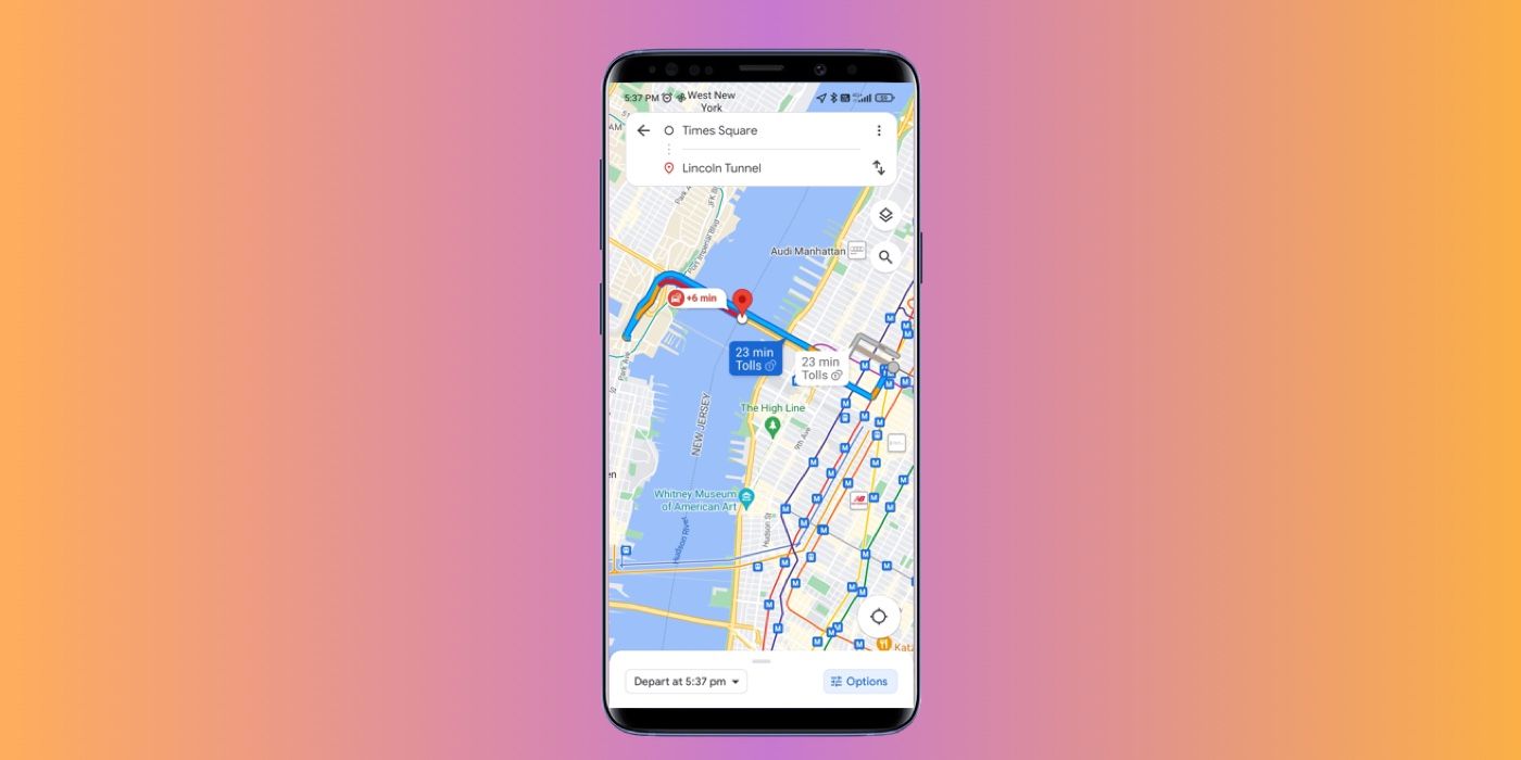 Cómo verificar el tráfico en tiempo real en Google Maps