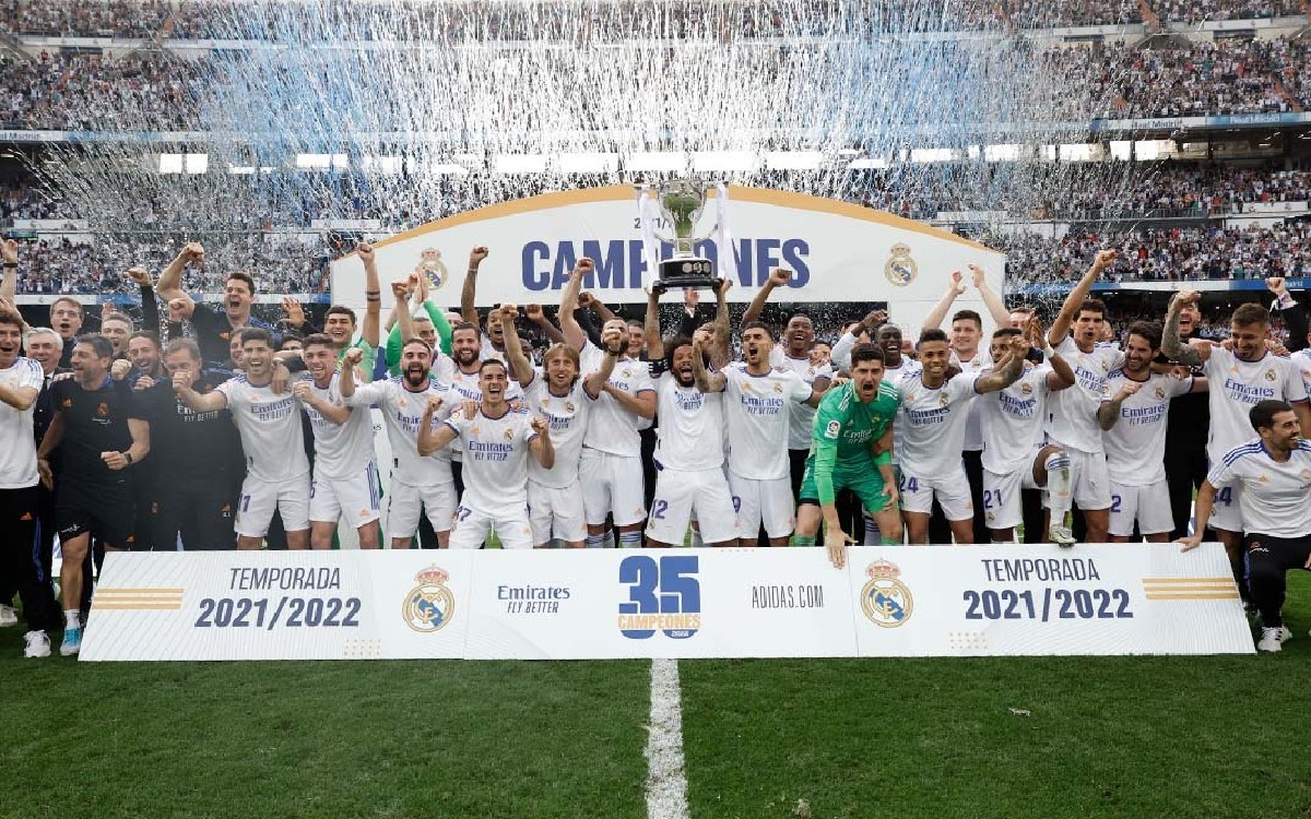 El Real Madrid conquista su Liga número 35, la cuarta en una década