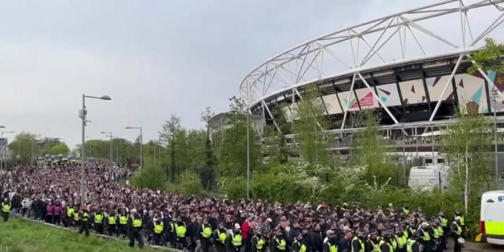 El West Ham evita otra invasión de los hinchas del Eintracht