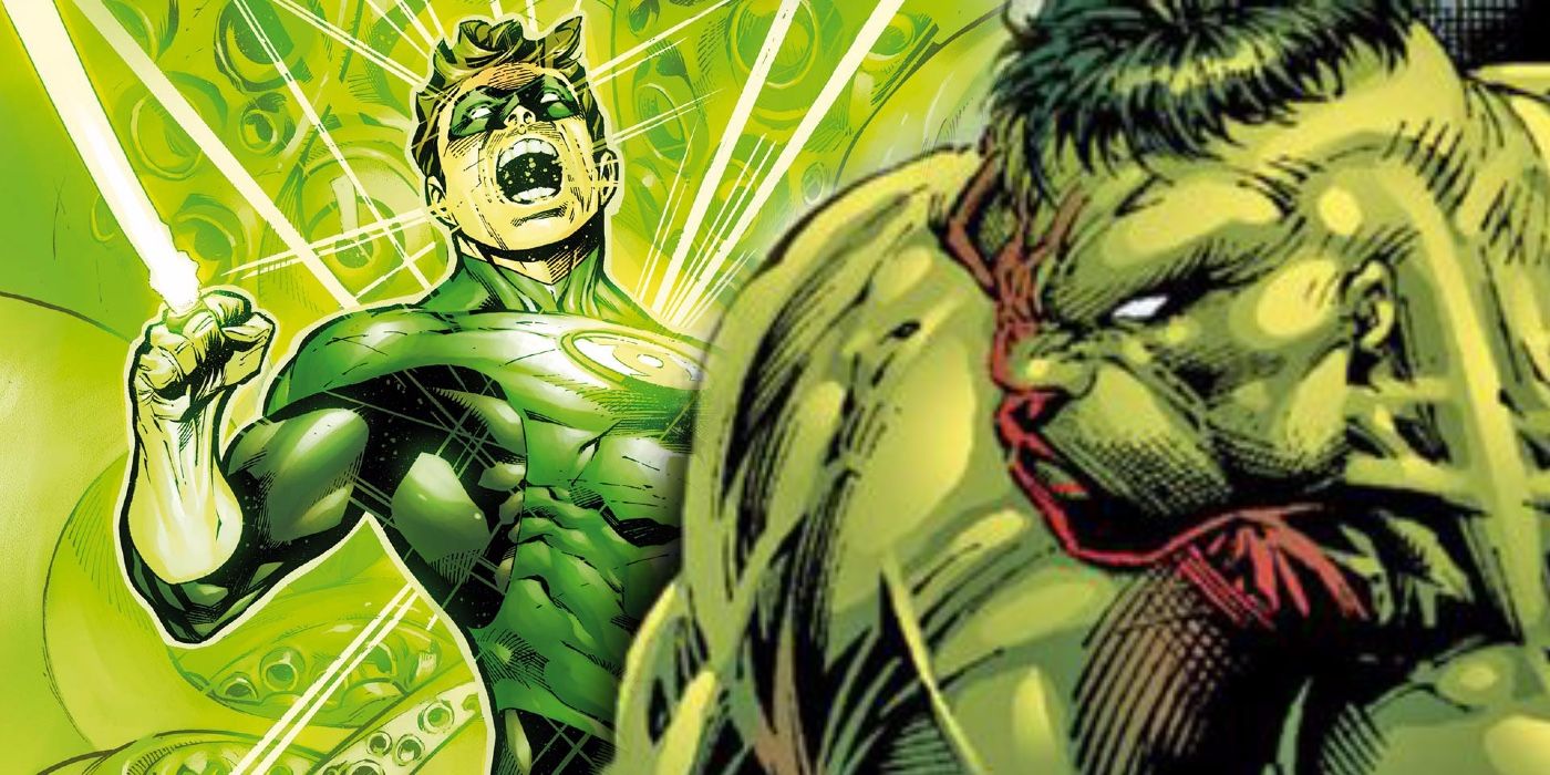 El crossover Marvel de Green Lantern demuestra que el universo DC no existe
