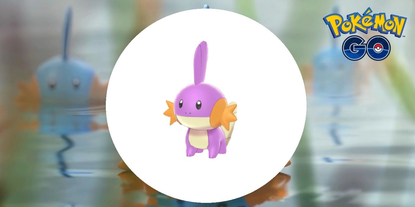 El día de la comunidad Mudkip de Pokémon GO presenta un lindo púrpura brillante