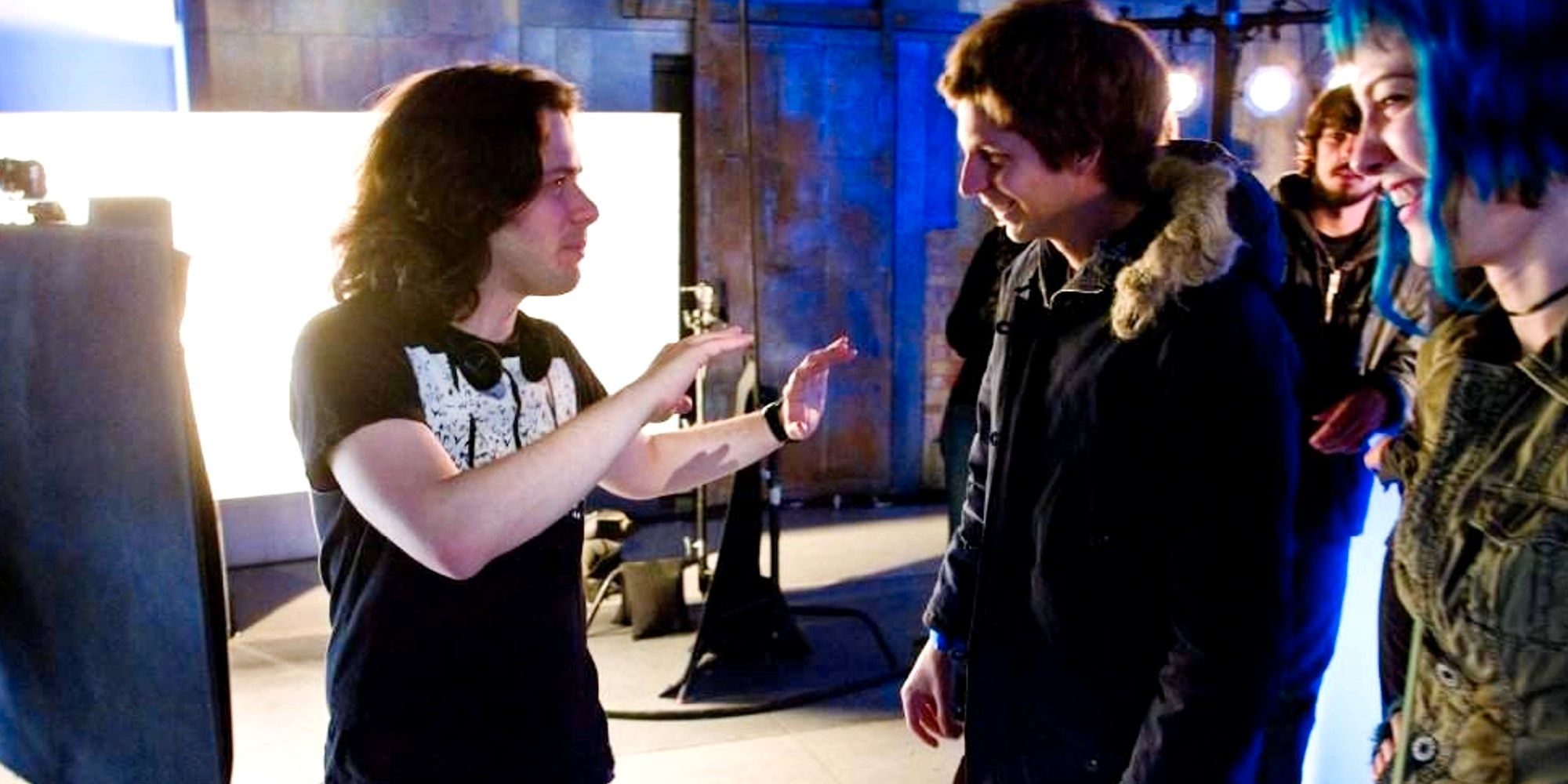 El director de Scott Pilgrim, Edgar Wright, se reúne con Michael Cera