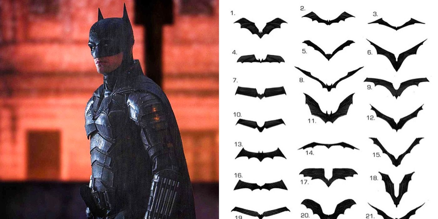 El diseñador de vestuario de Batman revela más de 20 símbolos alternativos de murciélagos desechados