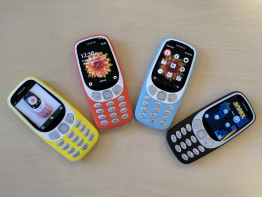 El móvil clásico Nokia 3310 revivido de HMD obtiene 3G