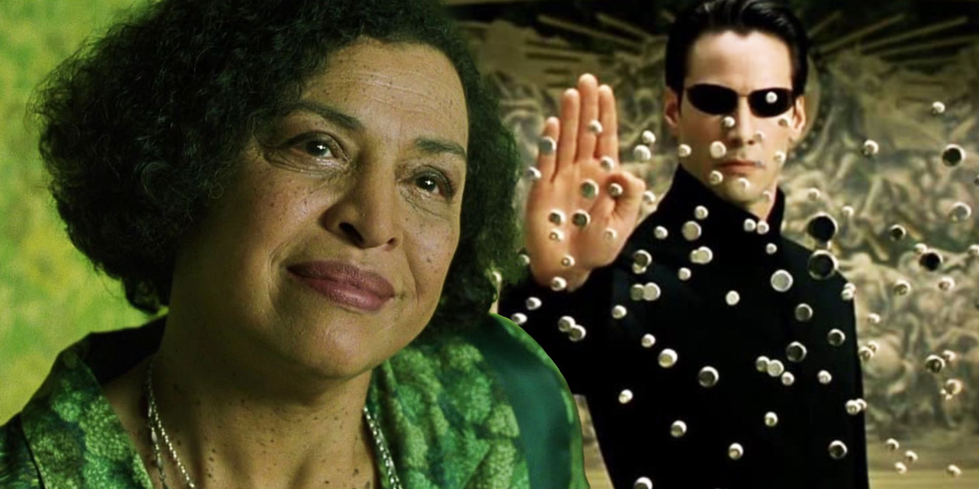 El oráculo de Matrix le dijo en secreto a Neo que siempre fue el indicado