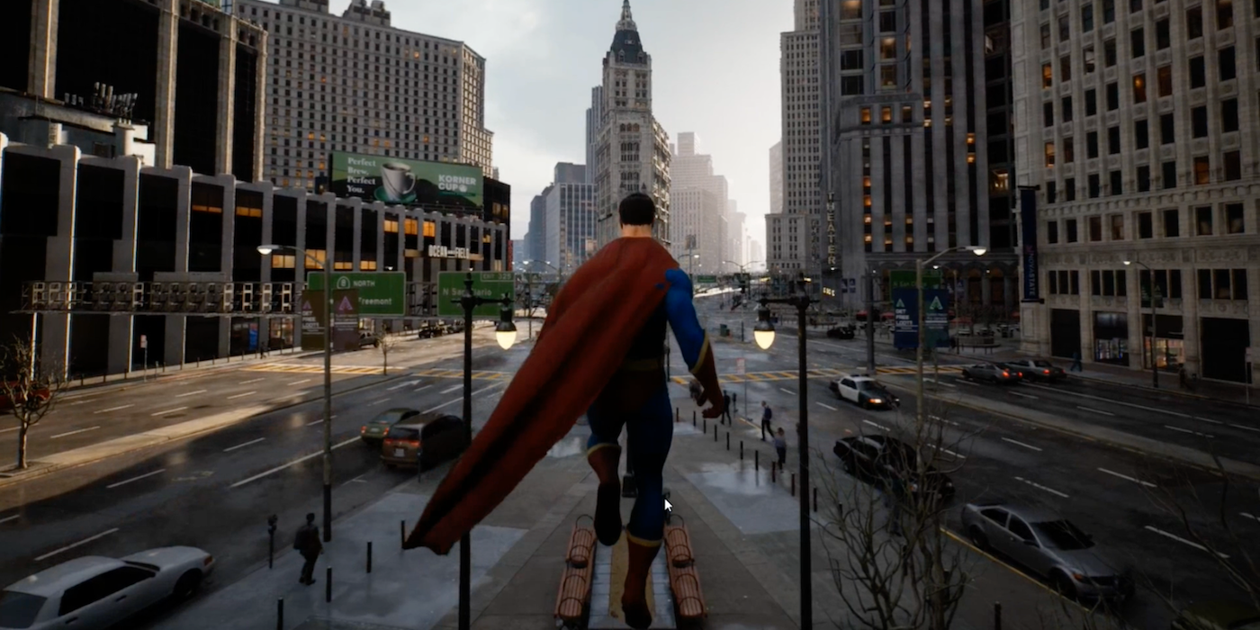 El proyecto Superman Unreal Engine 5 permite a los jugadores convertirse en el hombre de acero